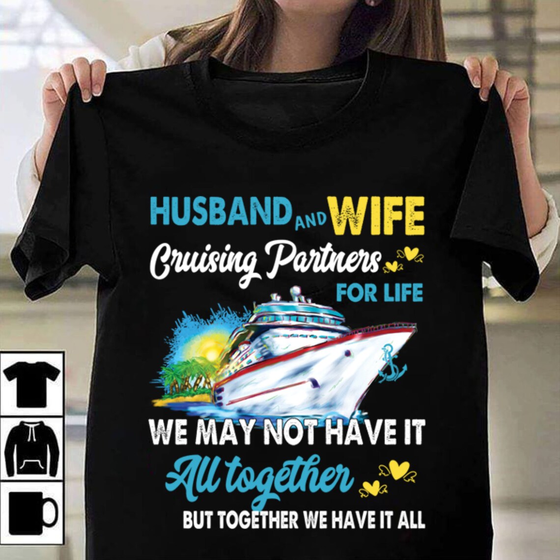 Husband And Wife Cruising Partners For Life We May Not Have It | Etsy