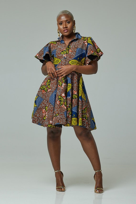 Freya print cheap shirt dress