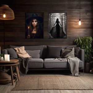 Dark Moody Witchy Decor Printable Gallery Wall Art Set - Etsy