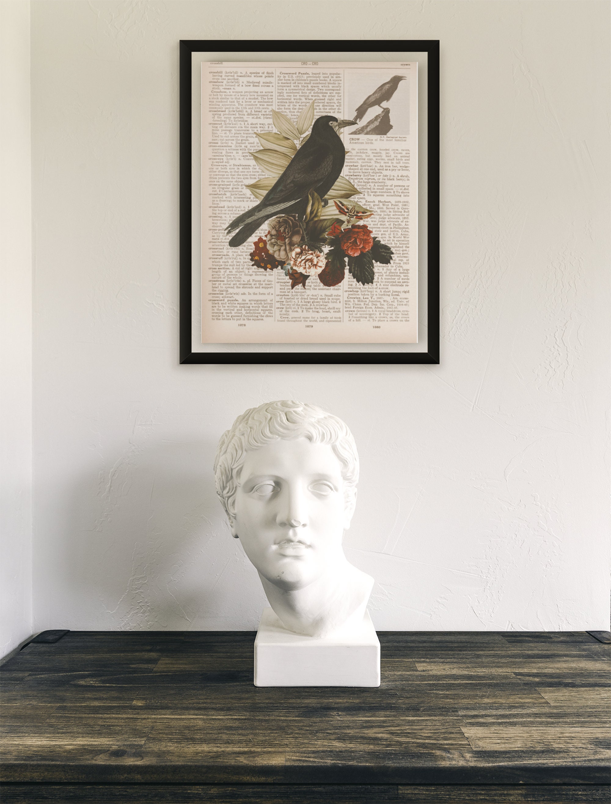 Dark Academia Decor Wall Art Set of 6 Prints Gothic Home | Etsy