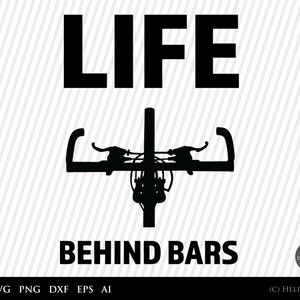 Life hinter Bars SVG, Mountainbike Rahmen, Radsport Schnittdatei, lustiges Design, lustiges Design, lustiges Design für Cricut, Shirt für Männer und Frauen