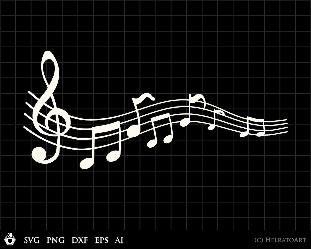 Music SVG, Musical Notes White Svg, Music Dad, Mom, Grandma, Grandpa
