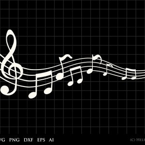 Musique SVG, notes de musique blanc svg, musique papa, maman, grand-mère, grand-père SVG, art graphique notes de musique - pour usage commercial et personnel