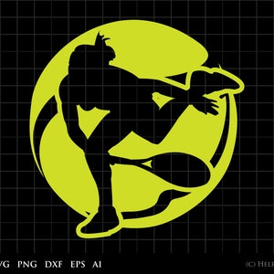 Tennis SVG, balle de tennis, Clipart graphique de silhouette de joueur de tennis - pour un usage commercial et personnel