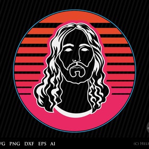 Christian SVG, Retro Vintage Jesus Svg, faith svg, inspirational svg, bible verse svg, christian svg, biblical svg, scriptures SVG