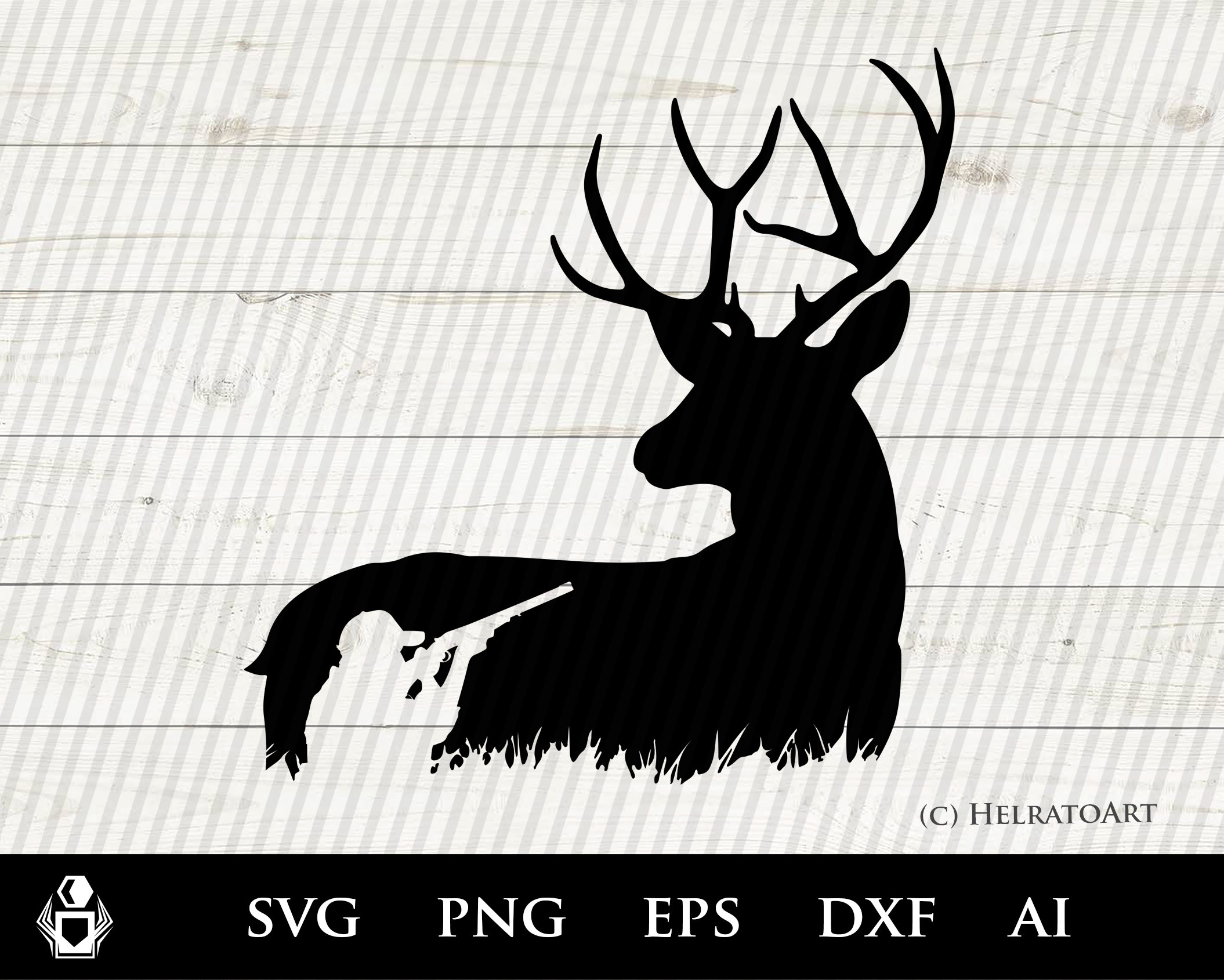 Hunting SVG Deer Hunting SVG Clipart Deer Elk Hunter Svg  Etsy