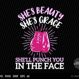 Archivos SVG de boxeo, mujer de boxeo, girl power svg belleza y gracia - Deportes y combate SVG para amantes del boxeo