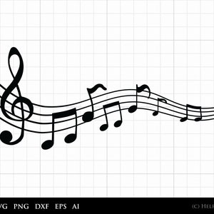 Musik SVG, Musiknoten schwarz SVG, Musik Papa, Mama, Oma, Musiknoten Grafik Kunst - für kommerziellen und persönlichen Gebrauch