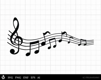 Music Notes SVG Bundle, Music Notes Png Clipart, Musical Notes Vector, Digital Download For Circut