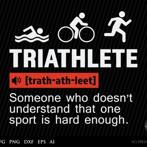 Triathlet SVG, Triathlete Sport SVG, Clipart, Schneidedatei, Ironman Triangle, lustiges Design, lustiges Design - svg svg