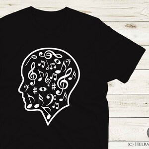 Battement de coeur de musique de fichier SVG de musique - fichiers svg pour cricut pour les mélomanes