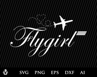 flight attendant svg file, Flygirl - cabin crew svg, stewardess svg, pilot svg, clipart for flight attendant