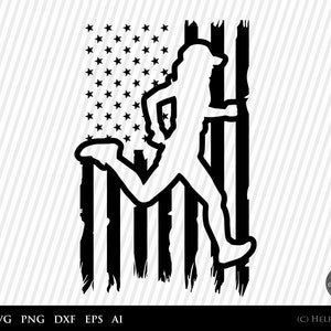 Cross Country SVG, Flag Woman SVG - Arquivos Svg de corrida, esportes Svg, atletismo Svg, Cross Country Svg para cricut