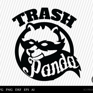 Raccoon SVG, Trash Panda Svg, woodland animals svg, wild animal - svg file for cricut, funny, raccoon silhouette, kawaii raccoon SVG