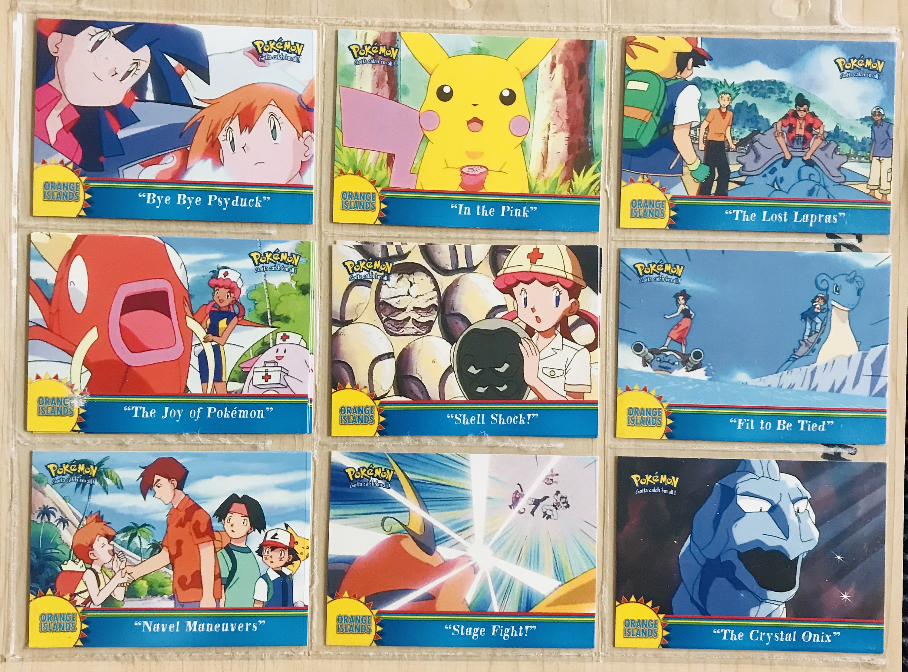 pokemon orange islands cards Series 3 Pokemon Topps-non-foil ((characters, Heroes Vs. Villains, Orange  Islands and Puzzles!))