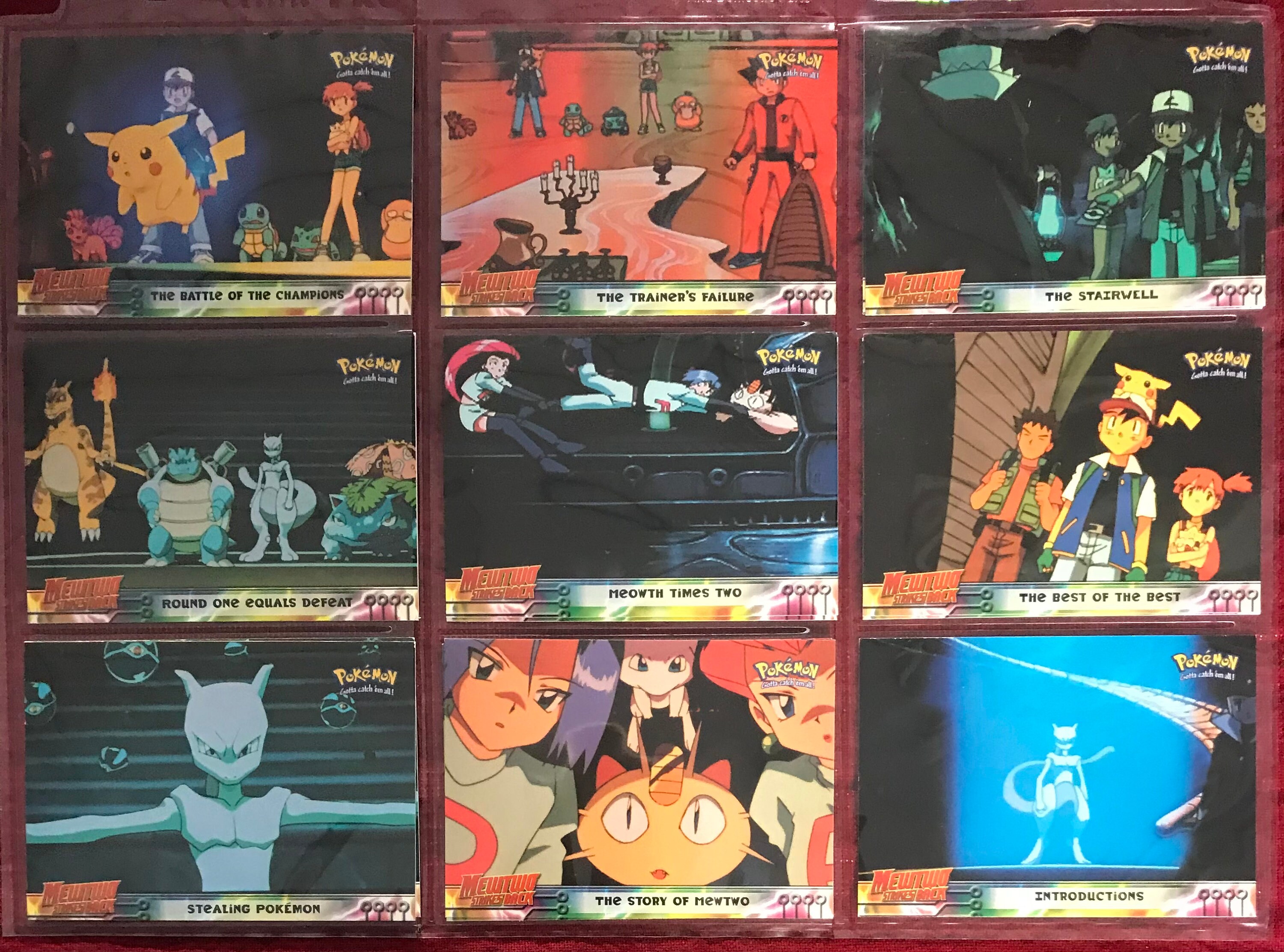 Pokemon the First Movie Topps Non-foil ((1-59 Mewtwo Strikes Back, Pikachu  Vacations AND the Checklist!)) - Etsy