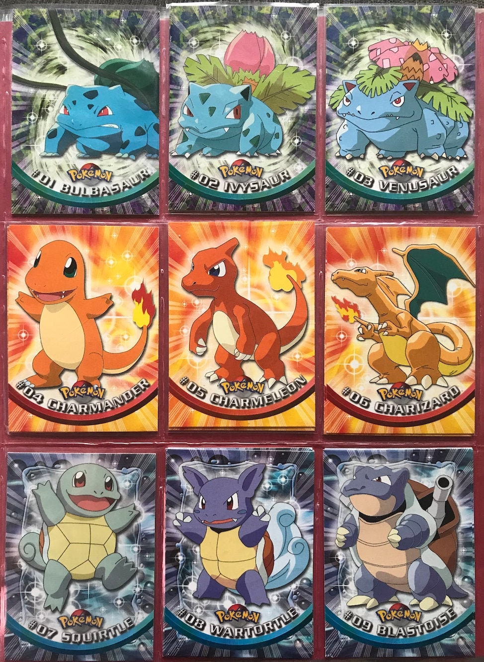 Jeux de cartes Pokemon arc-en-ciel 46 pièces, série Topps Pokemon