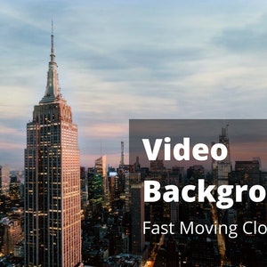 New York City Video Background for Zoom/Video Virtual Background for Online Meetings
