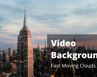 Fondo de video del horizonte de Nueva York para reuniones de Zoom (MP4)