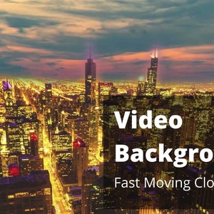 Chicago Video Background for Zoom/Video Virtual Background for Online Meetings
