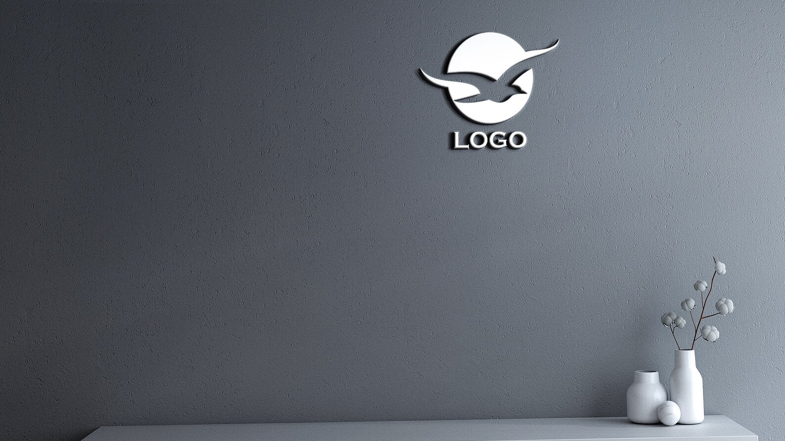 Custom Zoom Background With 3D Logo / Branded Virtual Background for ...