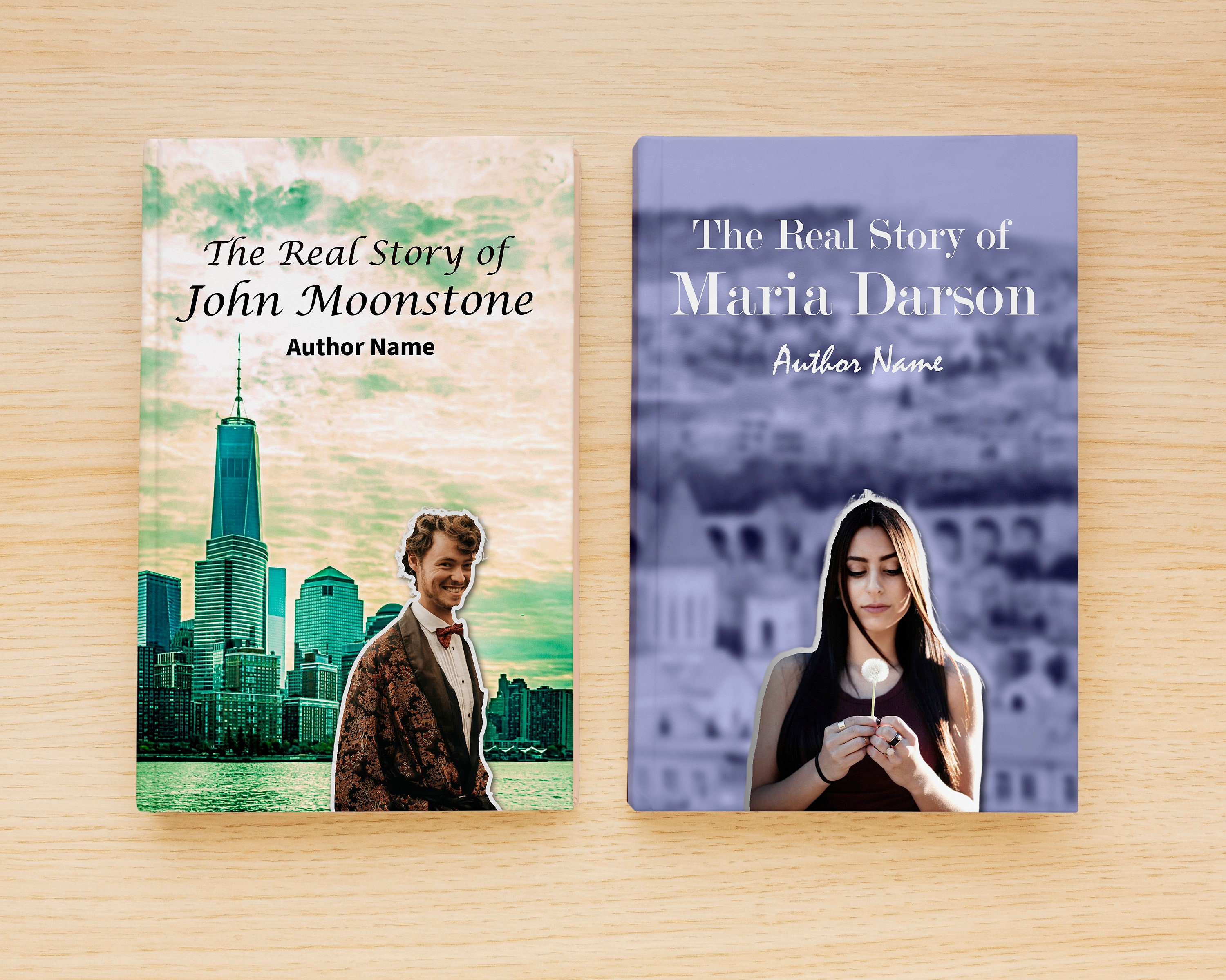 Download Premade Ebook Cover With Your Photo And Free 3d Mockup Memoir Etsy