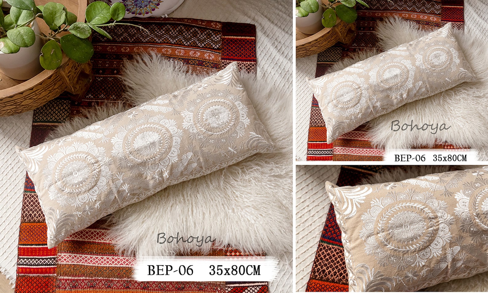 Long Throw Pillow Handmade Decorative Lumbar Pillow Cases Etsy