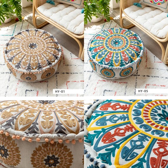 Handmade pouf deals