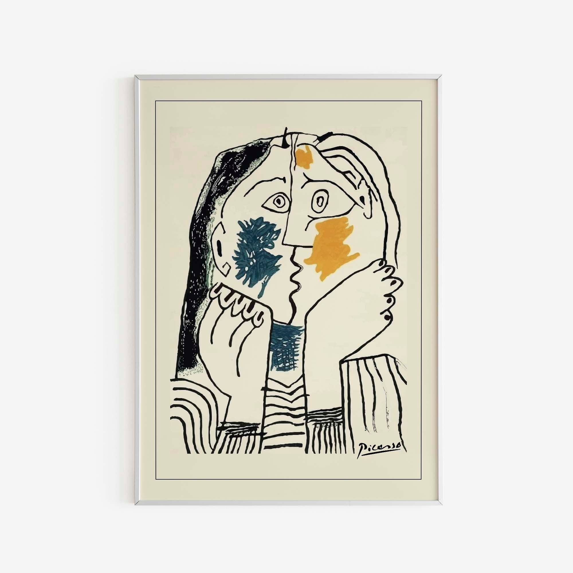 tate de femme/ピカソ/額装品