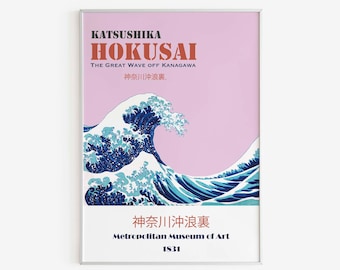 Katsushika Hokusai - The Great Wave off Kanagawa, Hokusai Vintage Poster, Hokusai Print, Japanese Art Print, The Great Wave Print
