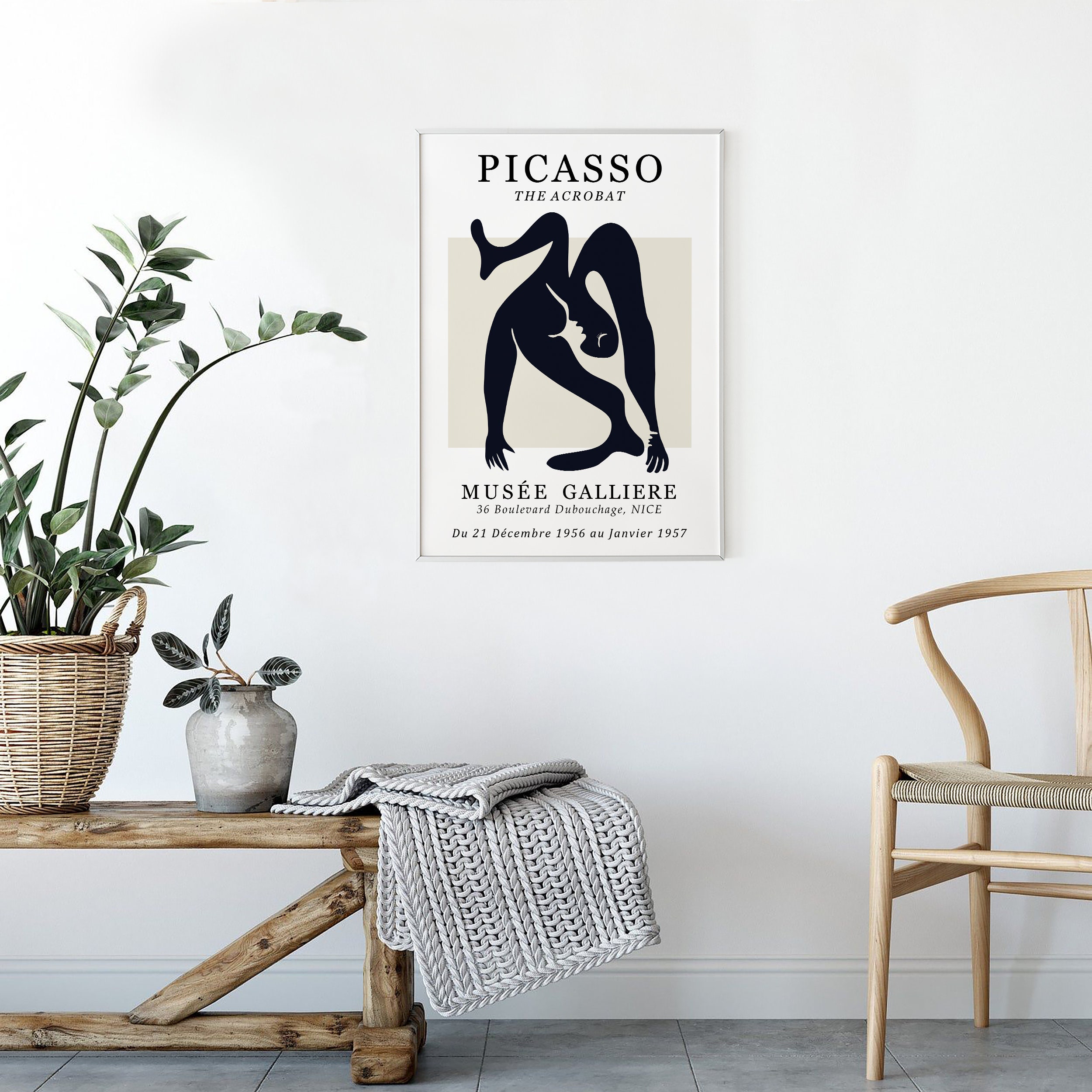 Picasso the Acrobat Exhibition Art Print Picasso Wall Art - Etsy