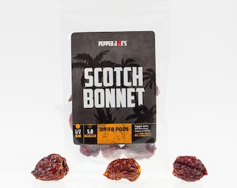 Scotch Bonnet Dried Pods