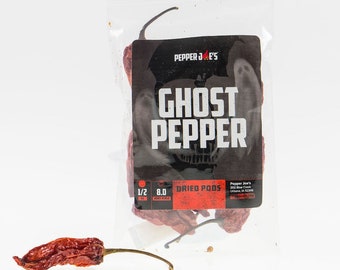 Ghost Pepper Dried Pods