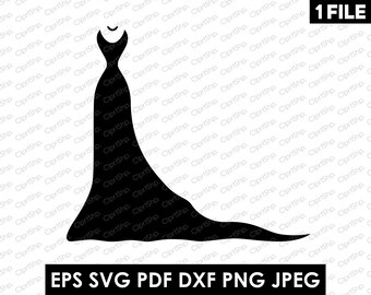 Download Dress Silhouette Svg Etsy