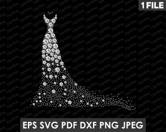 Download Wedding Dress Svg Etsy