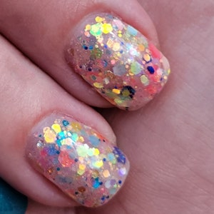 SPRING LOVE - pastel nail dip,  glitter dip powder for nails, glitter mix dip powder, chunky glitter, dipping powder, dip nail, acrylic