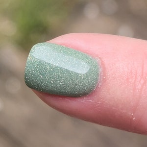 GOOD RIDDANCE - green nail dip, shimmer nail dip, glitter dip powder, dip nail powder, nail dipping powder, dip nail, acrylic dipping powder