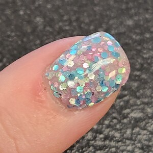 COLDER WEATHER - pastel nail dip,  glitter dip powder for nails, glitter mix dip powder, chunky glitter, dipping powder, dip nail, acrylic