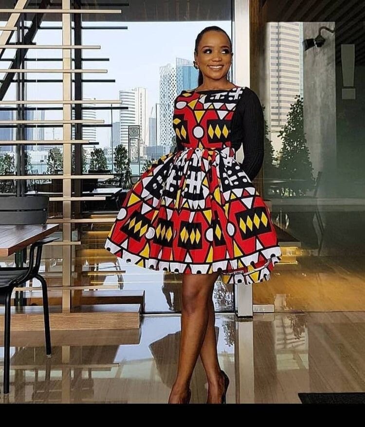 African Pinafore Dresses African Midi Dress African Women Etsy