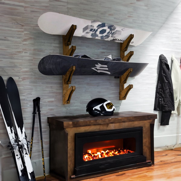 Snowboard wall hanger, Snowboard holder, Snowboard wall mount, Snowboard wall rack, Snowboard storage, Snowboard hooks, Ski wall rack
