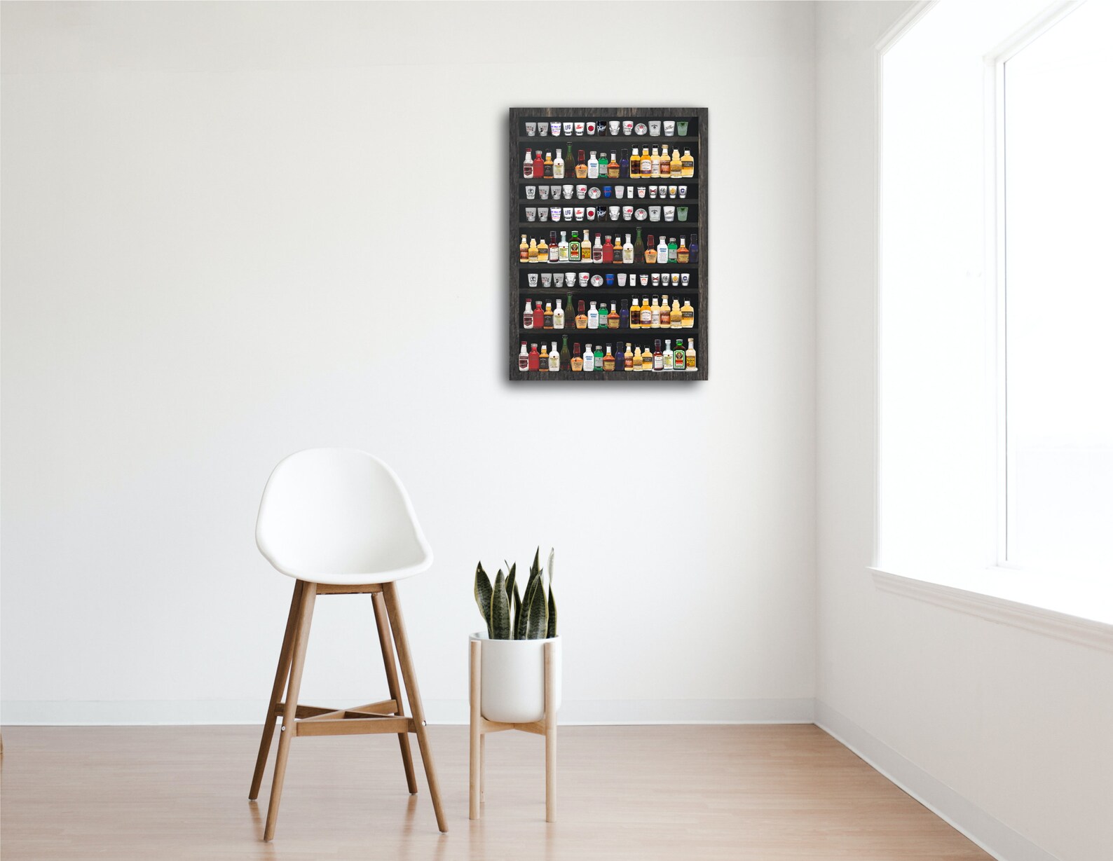 Shot Glass Display Case With Led Shot Glass Display Shelf Etsy UK