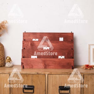 Displaystandaard voor oorbellen, kaarthouder voor oorbellen, display voor detailhandel, kaartenrek voor oorbellen, organizerstandaard voor oorbellen, houten oorbelhouder