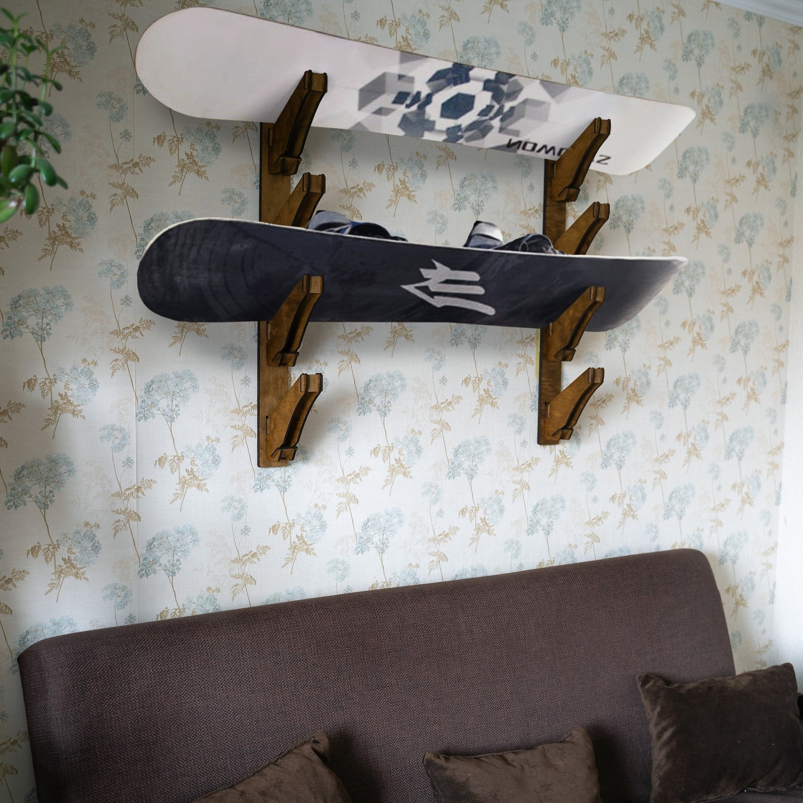 Snowboard Wall Hanger, Snowboard Holder, Snowboard Wall Mount ...