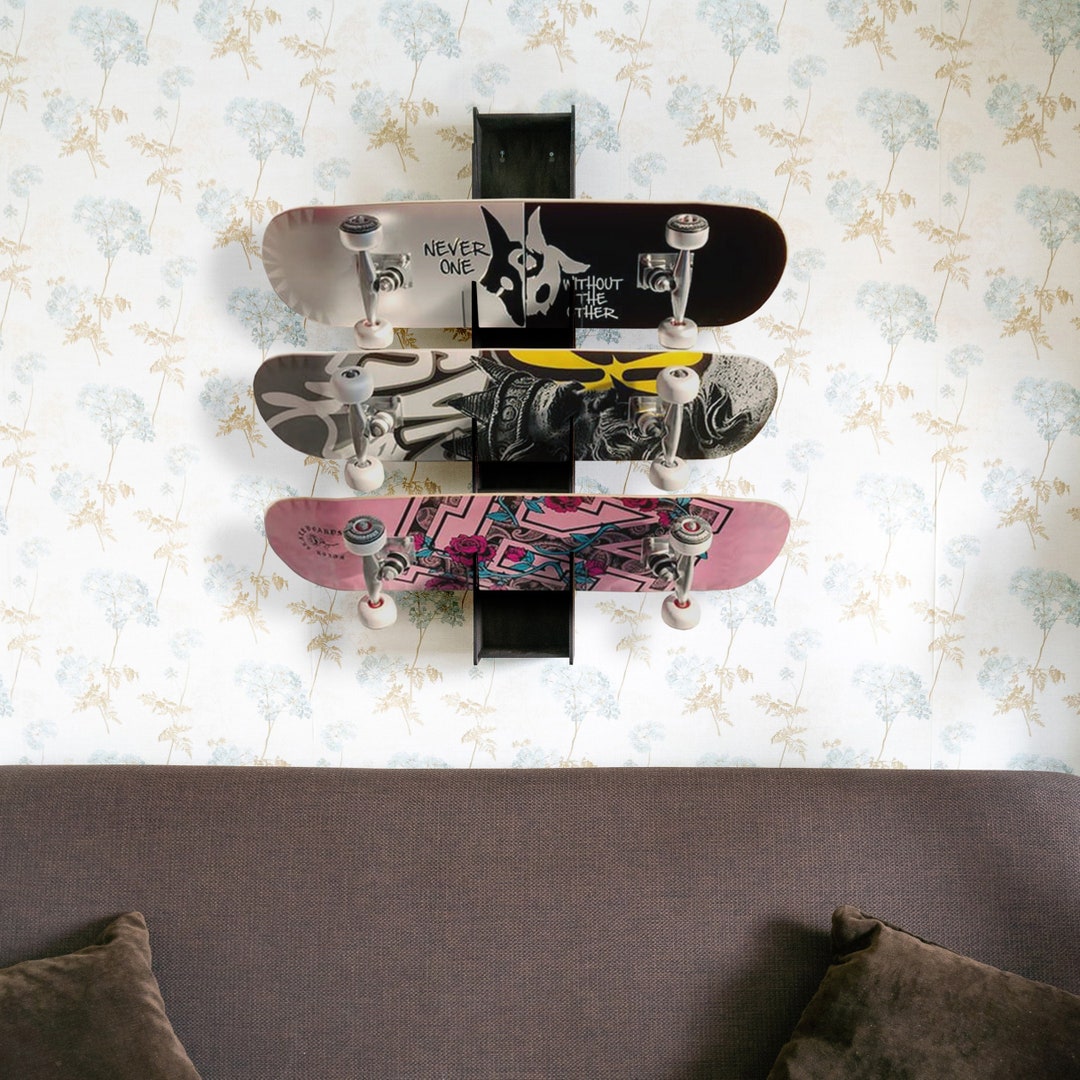Skateboard Rack Wall Mount, Skate Storage, Skateboard Hanger