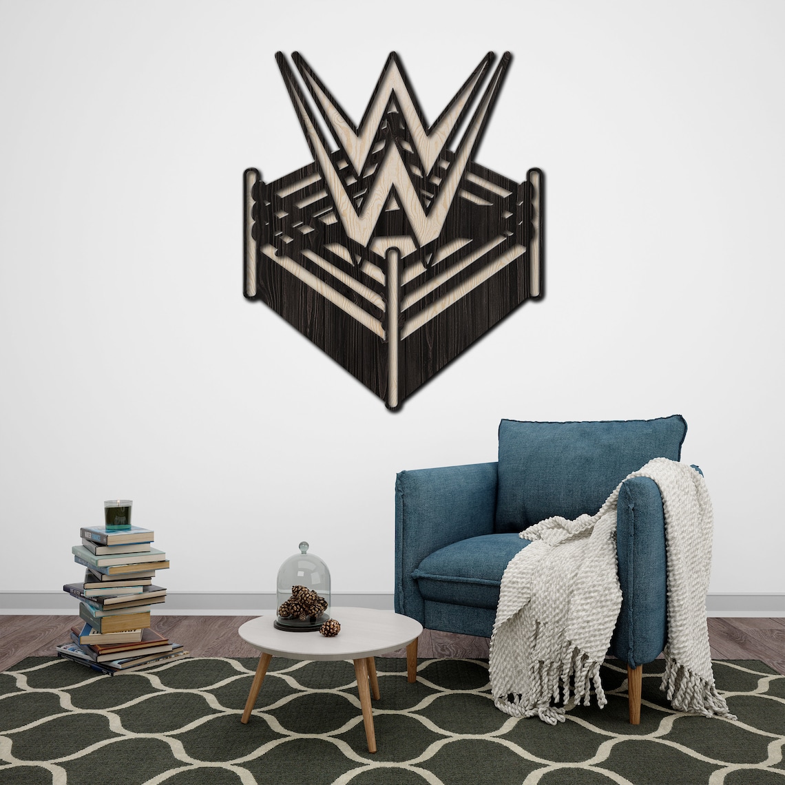 Wrestling wooden signWrestling wall decorWrestling wall Etsy