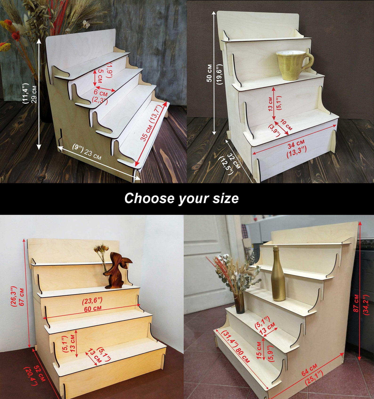 Craft Show Display Shelves Wooden Display Shelf Display Etsy