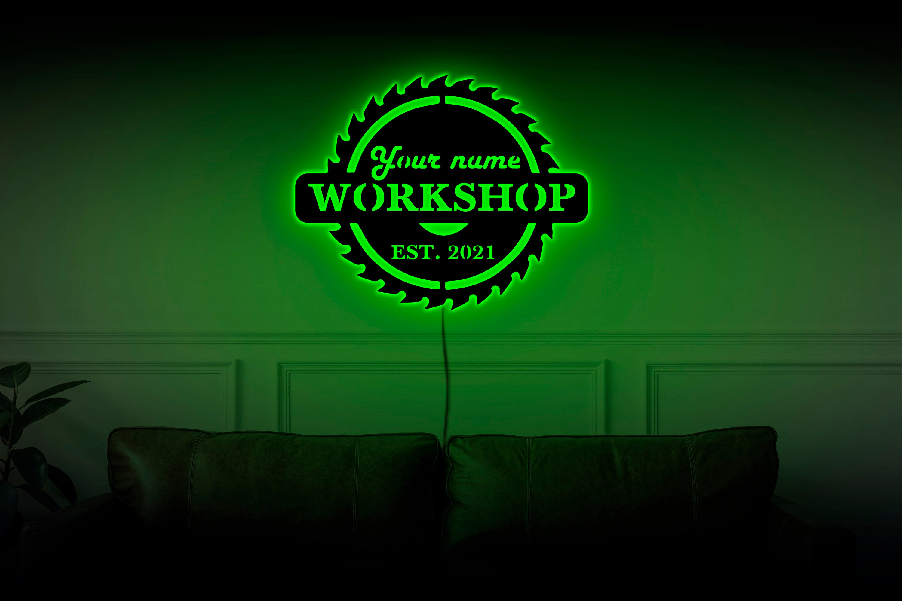 Custom Garage Neon Sign Garage Led Sign Garage Led Lights Etsy