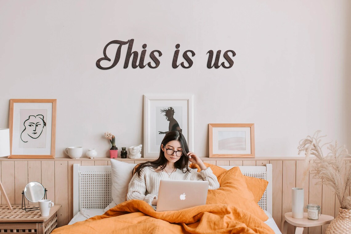 This is Us Wood Sign This is Us Wood Cutout This is Us Wood Etsy