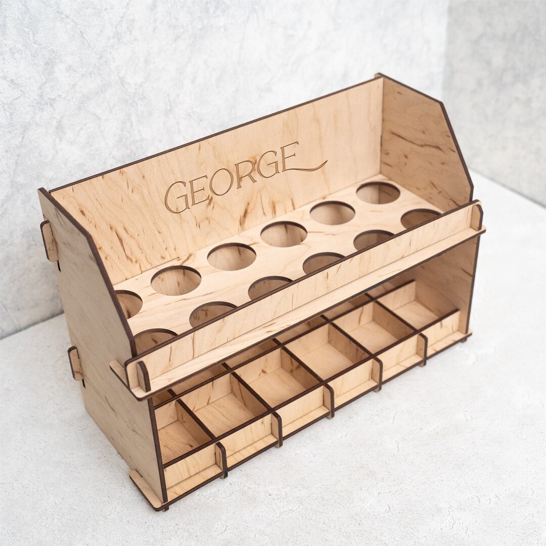 Carving Tool Organizer, Carving Tools Holder, Wooden Tool Box, Carving