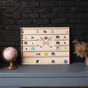 Custom ball marker display, Ball marker display case, Golf marker holder, Ball marker storage, Ball marker frame, Ball marker case